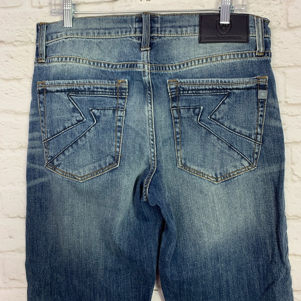 Rock & Republic Relaxed Straight Stretch Jeans 32 - Picture 5 of 11